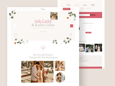 Wedding Website designs, themes, templates and downloadable graphic  elements on Dribbble