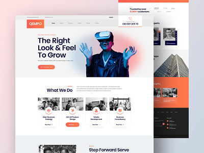 Qempo Digital Agency Website Design