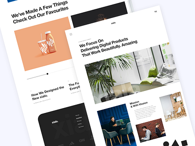 xiala agency landing page exploration.