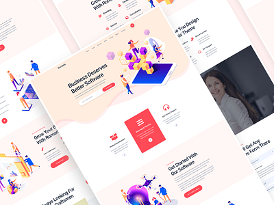 Romada Landingpage isometric landingpage sass sass landingpage