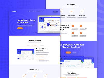 Growsass Landing Page landing landingpage minimal sass sass template ui ux