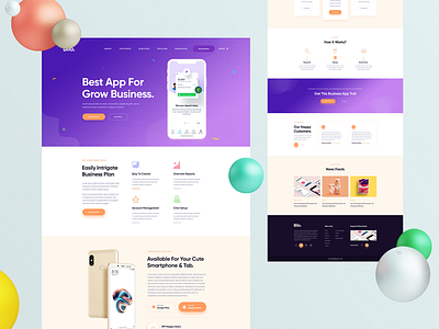 Bilo Mobile App Landing Page