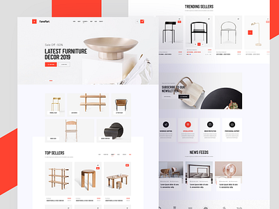 Famemart Minimal Store 2019 trend clean decor furniture header minimal minimal ecommerce minimal header minimal store minimal website store ui ux