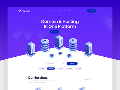 iSometric Hosting & Domain Website