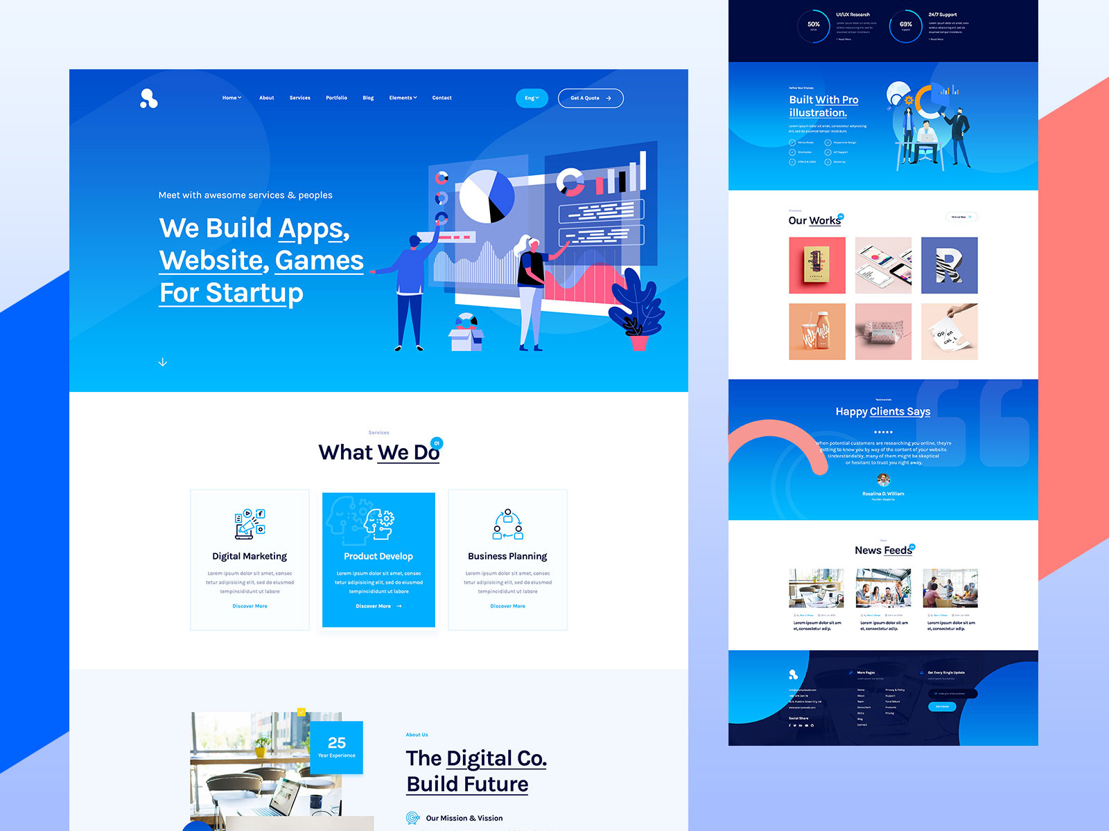 Alvon Digital Agency Website Design by Yasinul Huq on Dribbble