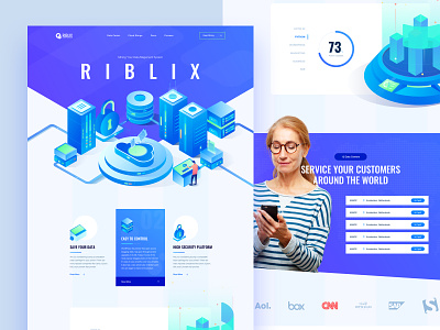 Riblix iSometric Data Mining Platform Website