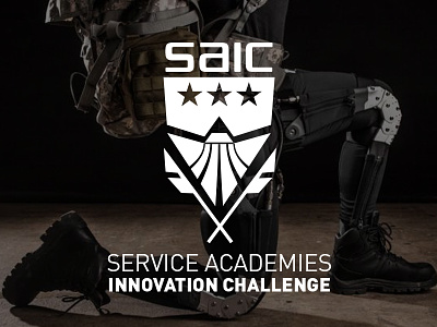 Service Academies Innovation Challenge education icon logo military simple