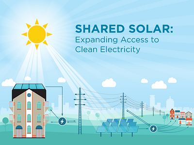 Shared Solar dribbblescooop flat illustration solar sun