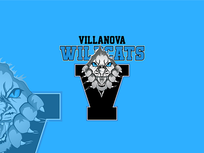 VILLANOVA WILDCATS branding esport graphic design icon illustration logo logo design mascot logo minimal vector