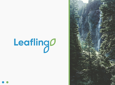 Leafling Logo Design brand identity branding design graphic design logo