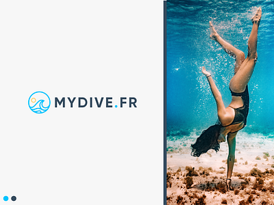 Mydive.Fr Logo Design