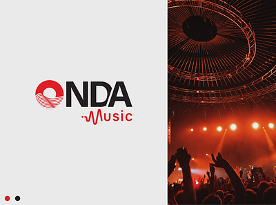 Onda Music Logo Design brand identity branding design graphic design logo music music studio