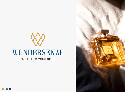 Wondersenze Logo Design brand identity branding design graphic design logo perfume