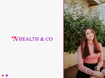 WHealth & CO. Logo Design awarness brand identity branding design graphic design health logo women