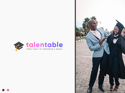 Talenttable Logo Design brand identity branding design education graphic design logo