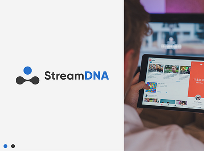 SteamDna Logo Design brand identity branding design dna graphic design logo stream