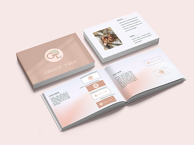 Brand Book Design for Grace Tree brand book brand identity branding design graphic design logo