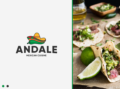 Andale Logo Design brand identity branding design graphic design logo restaurant