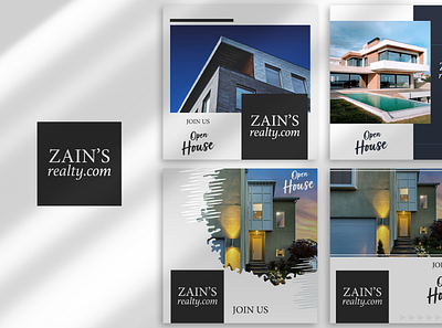 Zain's Reality Social Branding Design brand identity branding design graphic design logo real estate