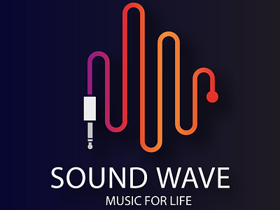 Sound Wave design graphics illustration logo