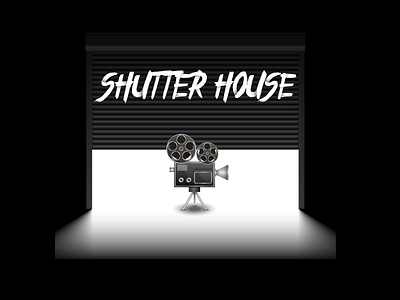 Shutter House design graphics illustration logo