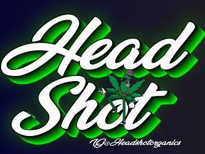 Head Shot Glow design graphics illustration logo