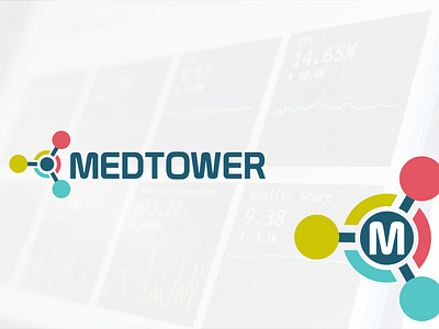 MEDTOWER brand design brand identity branding design flat graphic design graphics logo logo design minimal