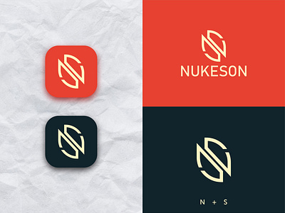 NS letter mark - Nukeson Logo Design