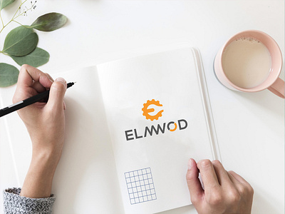 Construction Company Logo Design - Elmwood brand guide brand identity brand logo branding conceptual logo construction logo creative logo flat design graphic icon illustration logo inspiration logo trends 2020 meaningful logo minimal logo real estate logo sketch typography vector