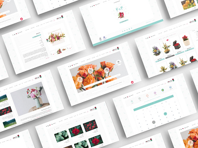 Golital UI/UX Design design flower onlineshop ui ux web design website