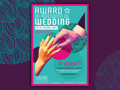 Wedding award - Poster event award colors event fluorescent illustrator cc love magenta minimal octane petrol photoshop poster saturated wedding