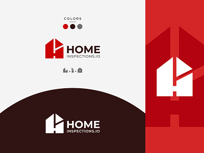 Home Inspection logo branding building logo design flat logo logo minimal logo minimalist logo typography
