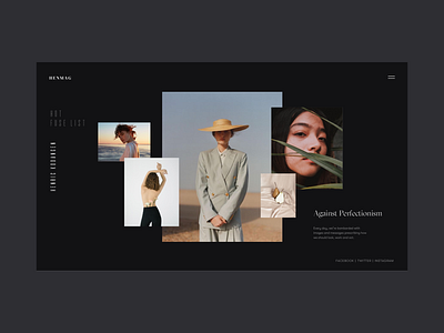 HENMAG Online Magazine Copenhagen Author Page artist blog branding concept design fashion fashion blog fashion magazine fonts grid homepage interface landing page logo logo design magazine typogaphy ui ux web deisgn