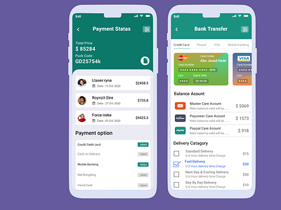 Payment interface Design