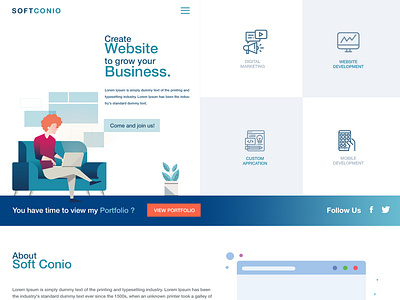 Softconio corporate website