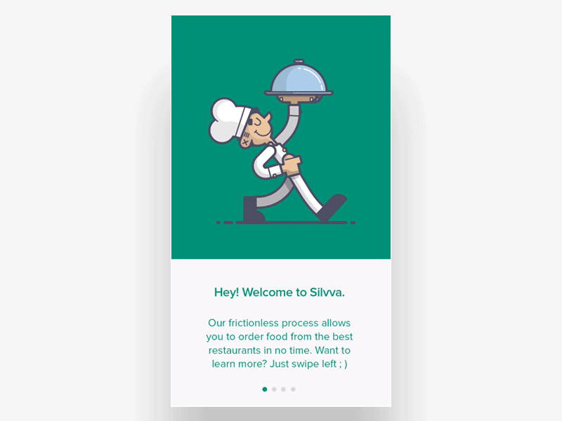 Silvva, Animated Onboarding on Android