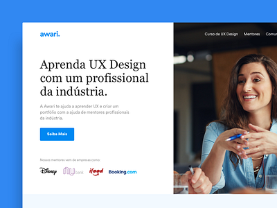 Course Homepage product design ui ux visual web
