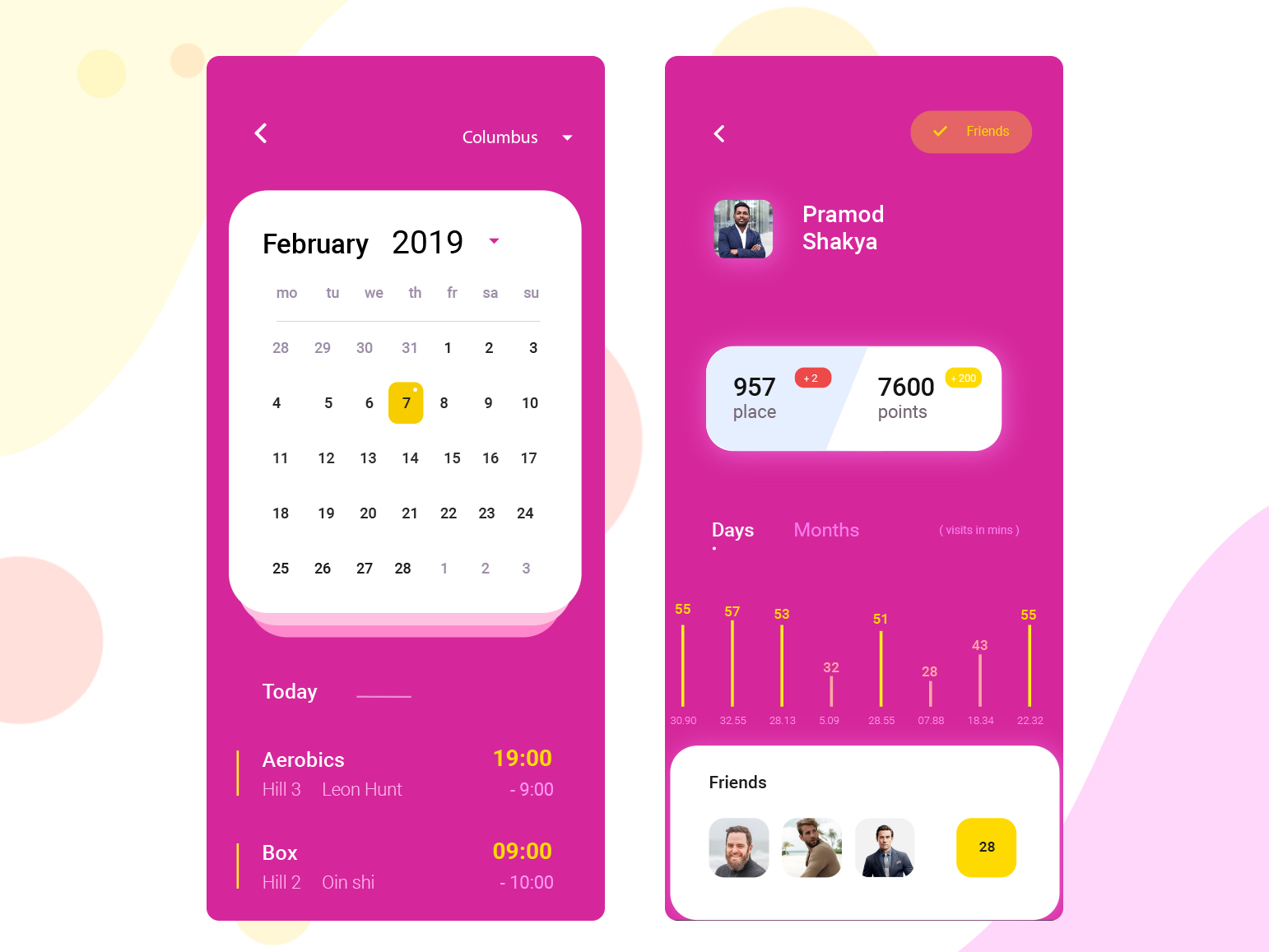 Mobile App Ui by Pramod Kumar on Dribbble