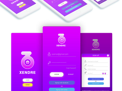 Mobile App Login UI app application bitcoin btc coin coins crypto cryptocurrency currency design e interace imag landing login mobile page signup ui user