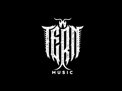 Tern music gothic lettering logotype music musician