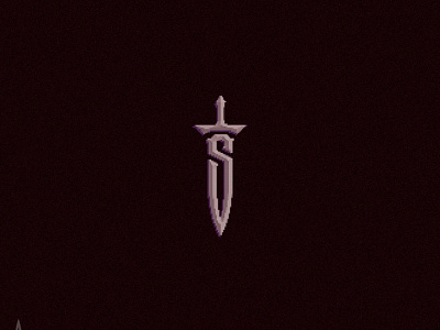 Sword hero icon game icon game logo gothic gothic logo hero icon knife lettering medival logo pixel icon pixel logo sword sword logo