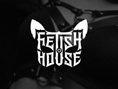 Fetish house branding dark gothic house letter lettering logotype mark mask modern shop symbol