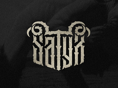 SATYR gothic letter lettering logotype mark modern typography