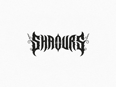 shaours dark gothic highstyle letter lettering logo logotype modern typography