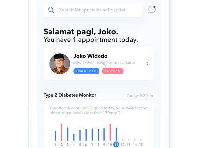 Health App app design doctor health iphone medical ui