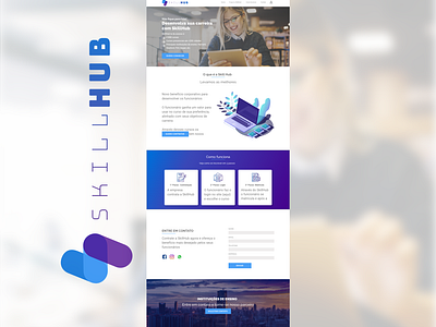 SkillHub Website prototype