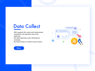 data analysis website design illustration ui web website