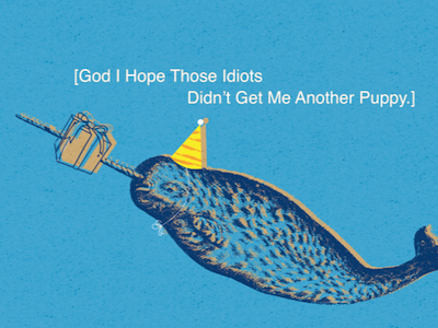 Birthday Narwhal birthday card narwhal