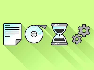 Print Setup Icons graphics icons marks office vectors