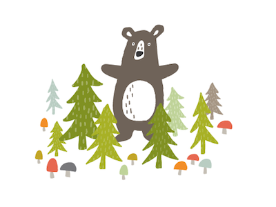 Bear In The Woods
